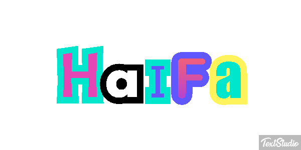 Haifa Effetto testo