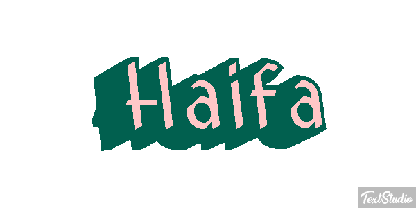 Haifa Effetto testo