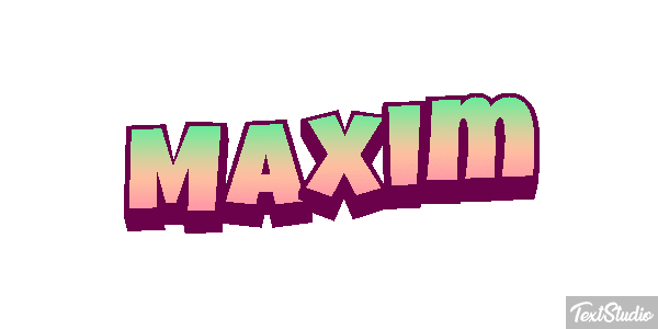 Maxim Effetto testo