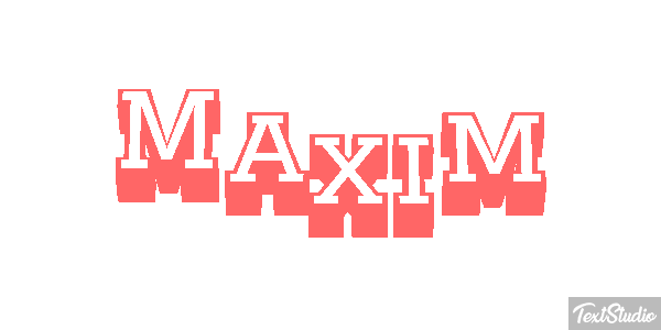 Maxim Effetto testo