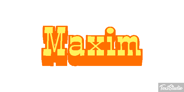 Maxim Effetto testo