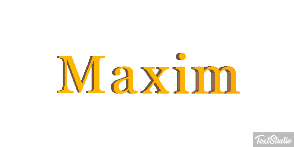 Maxim Effetto testo