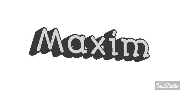 Maxim Effetto testo