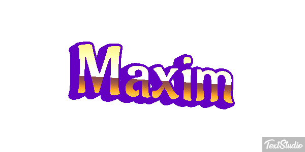 Maxim Effetto testo