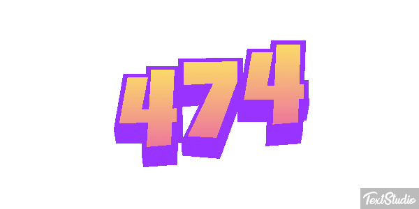 474 Texteffekt