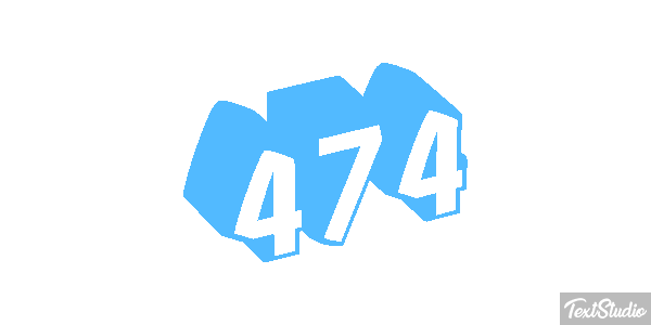 474 Texteffekt