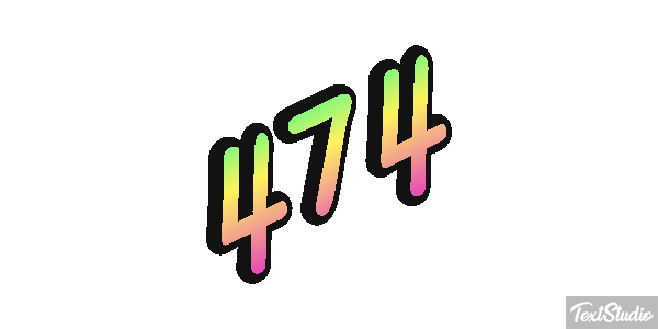 474 Texteffekt
