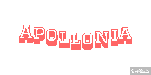Apollonia Effetto testo