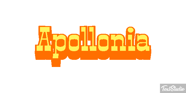 Apollonia Effetto testo