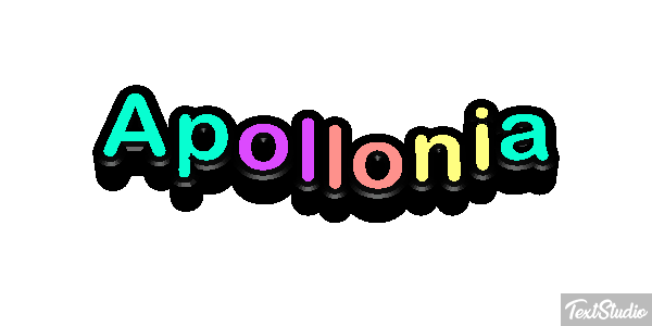 Apollonia Effetto testo