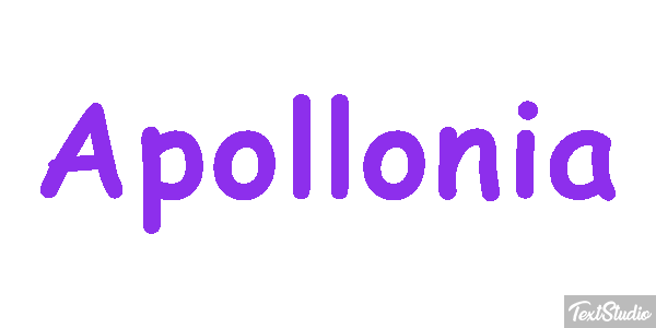 Apollonia Effetto testo