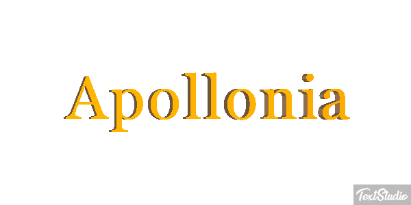 Apollonia Effetto testo