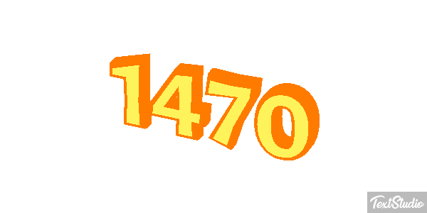 1470 Tekst effect