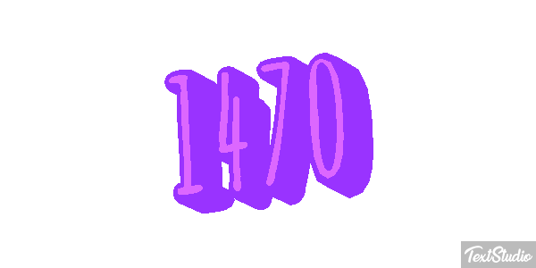 1470 Tekst effect