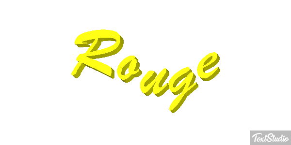 Rouge Effet de texte