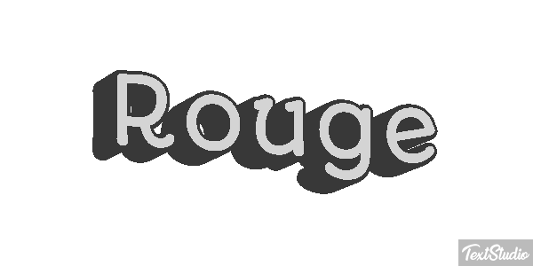 Rouge Effet de texte