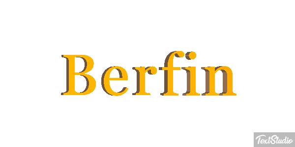 Berfin Text effect