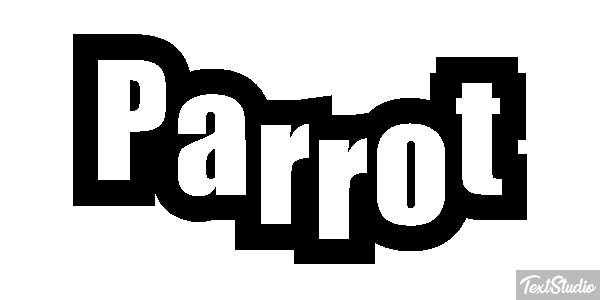 Parrot Text effect