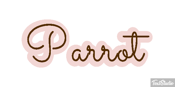 Parrot Text effect