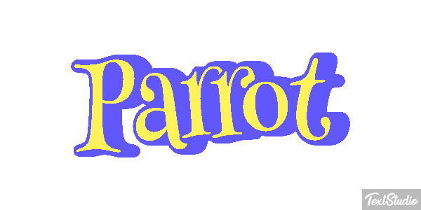 Parrot Text effect