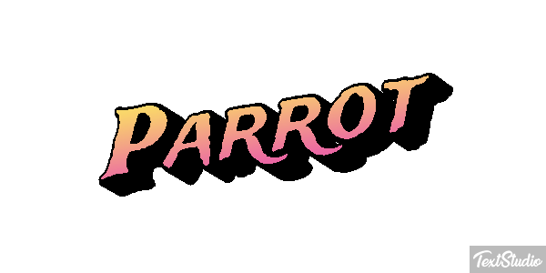 Parrot Text effect