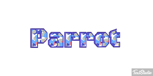 Parrot Text effect