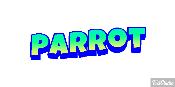 Parrot Text effect