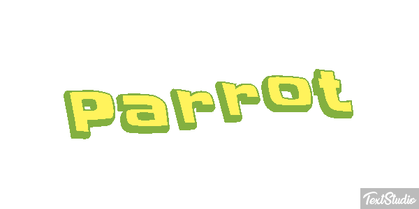 Parrot Text effect
