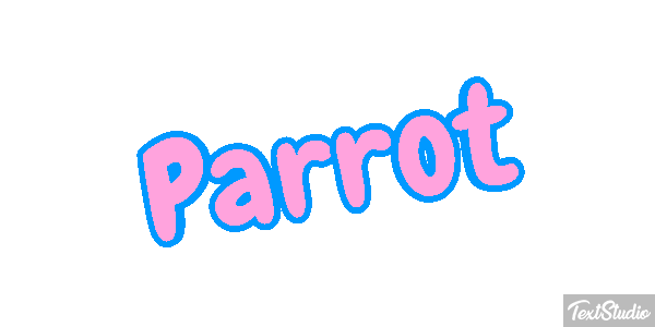 Parrot Text effect