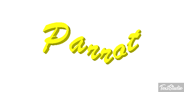 Parrot Text effect