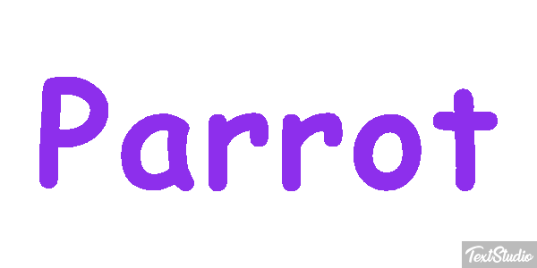 Parrot Text effect