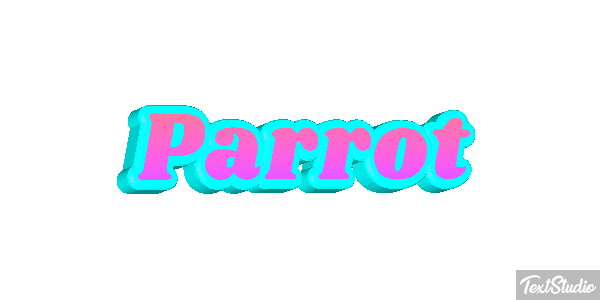 Parrot Text effect