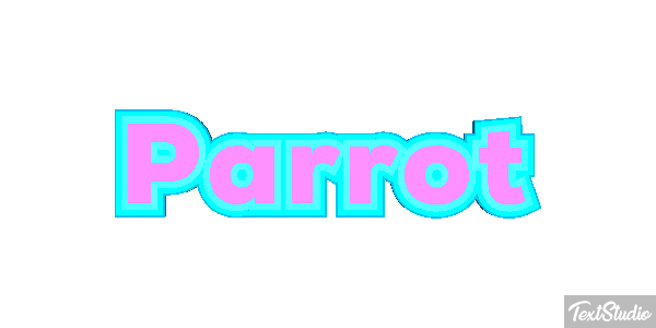 Parrot Text effect