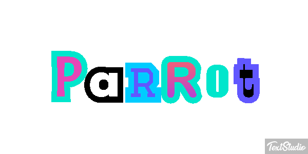 Parrot Text effect