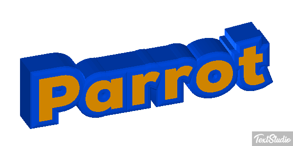 Parrot Text effect