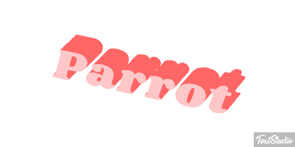 Parrot Text effect