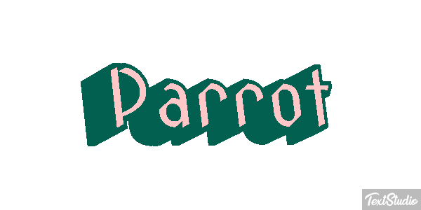 Parrot Text effect