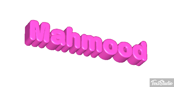 Mahmood Text effect
