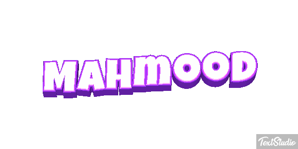 Mahmood Text effect