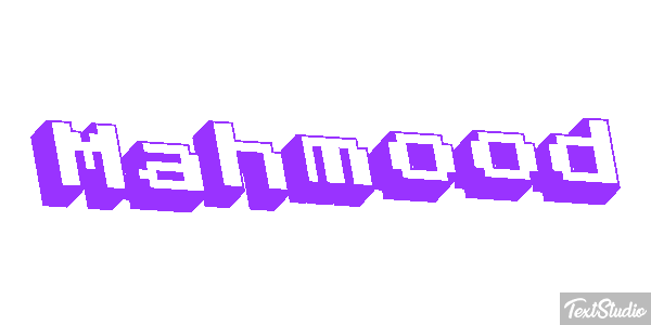 Mahmood Text effect