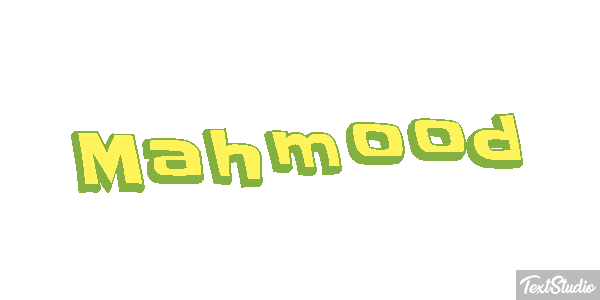 Mahmood Text effect