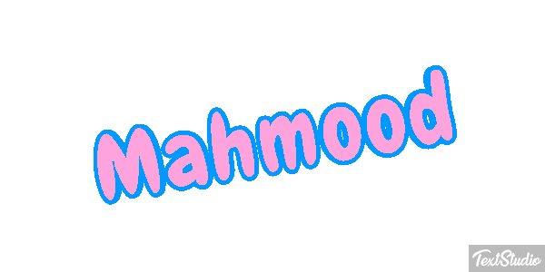 Mahmood Text effect
