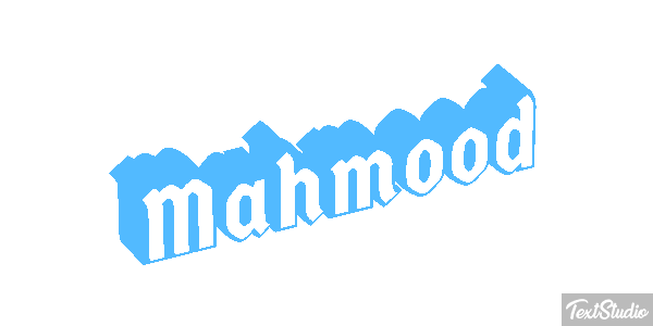 Mahmood Text effect