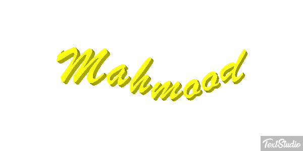 Mahmood Text effect