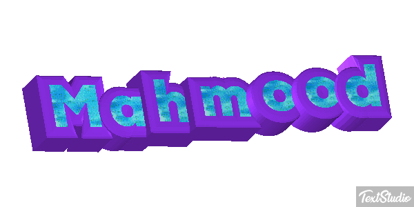 Mahmood Text effect
