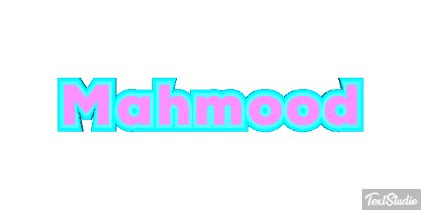 Mahmood Text effect