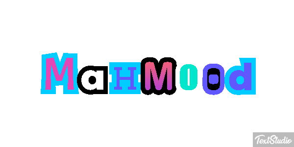 Mahmood Text effect