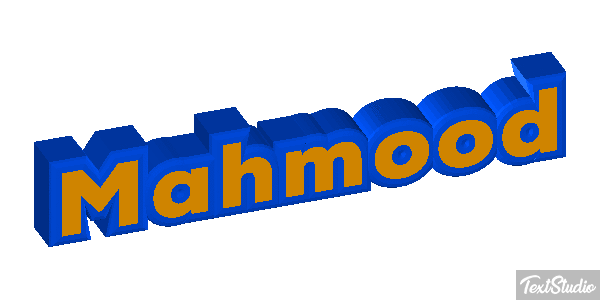 Mahmood Text effect