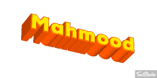 Mahmood Text effect