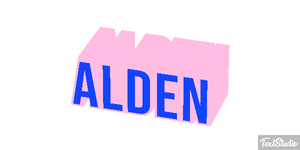 Alden Text effect